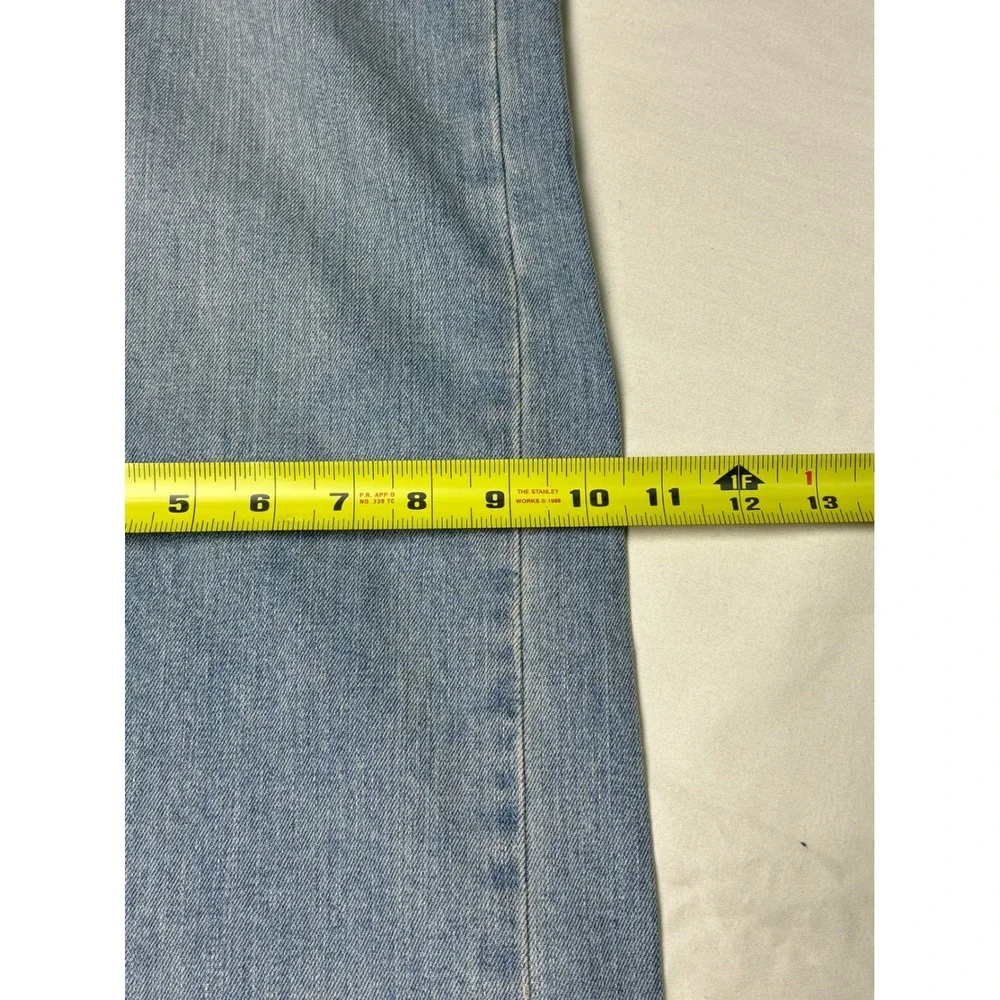 Levi Strauss 505 Jeans Mens W42 L32 Light Wash‎ Straight Leg Denim Pants